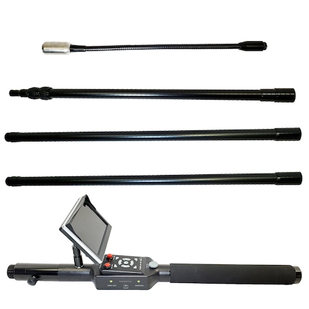 Vividia Pole Telescopic Inspection Camera, 23, 0.88m to 4.6m Long, 5 LCD TVS 500DVR